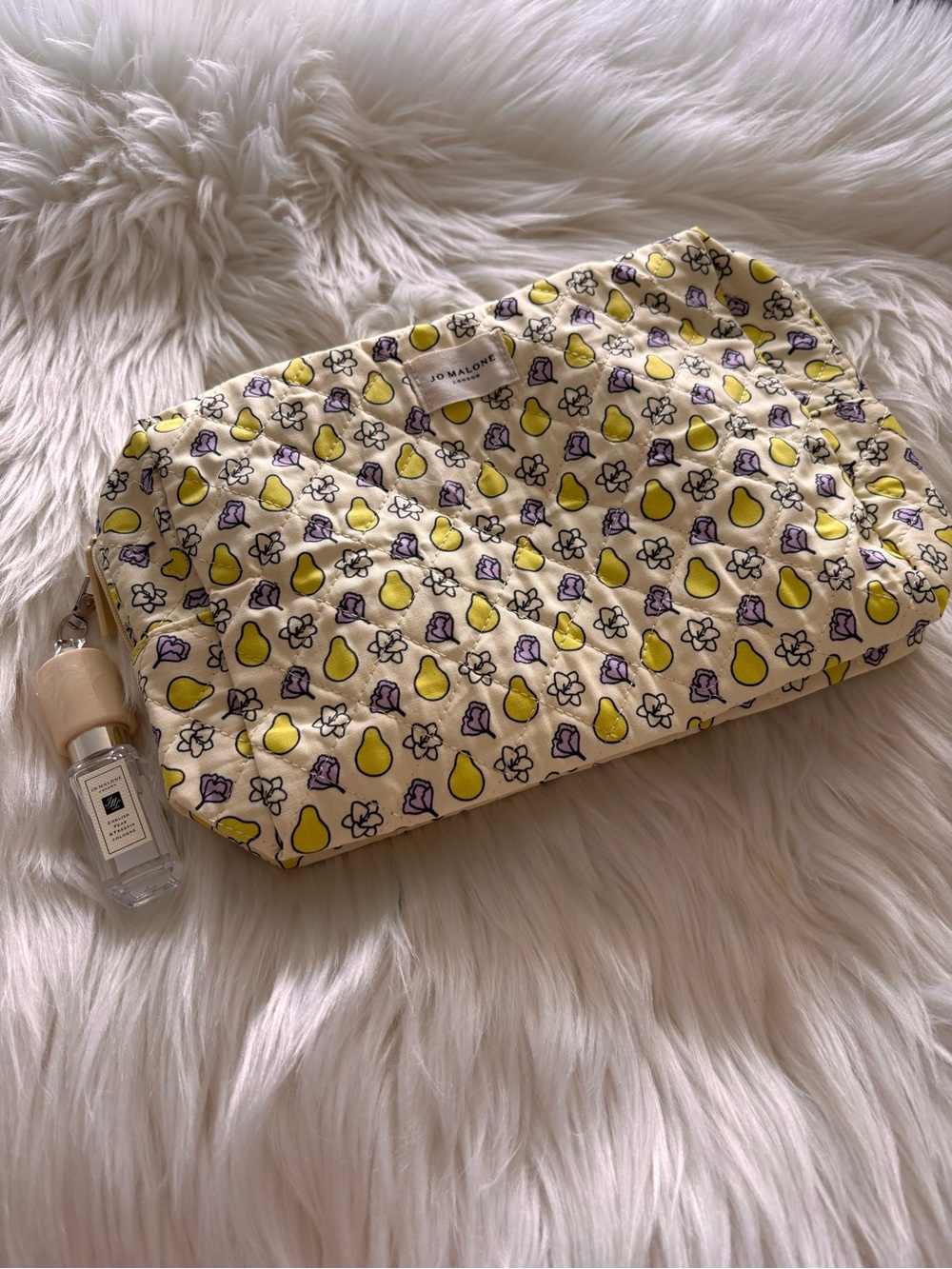 NEW Jo Malone English Pear & Freesia Limited Edition Print Cosmetic Pouch